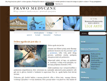Tablet Screenshot of medyczneprawo.pl